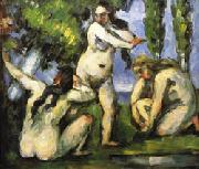 Three Bathers Paul Cezanne